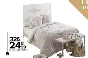 Carrefour La parure 200 x 200 cm offre