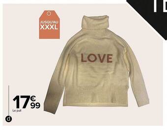 Carrefour Le pull offre
