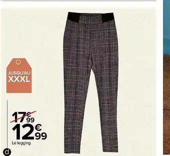 Carrefour Le legging offre
