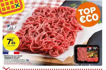 Carrefour Market Haché vrac pur boeuf tendre et plus offre
