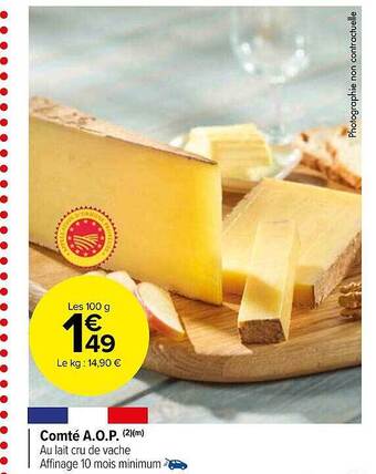 Carrefour Market Comté a.o.p. offre