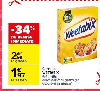 Céréales weetabix
