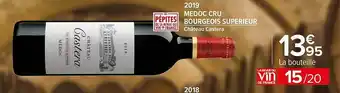 Carrefour Market 2019 médoc cru bourgeois supérieur château castera offre