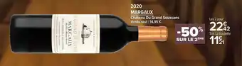 Carrefour Market 2020 margaux château du grand soussans offre