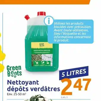 Action Nettoyant dépôts verdâtres offre