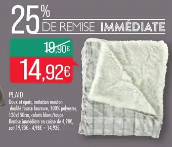 Match Plaid offre