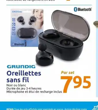Action Oreilletttes sans Fil offre