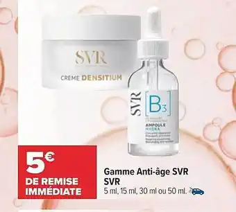 Carrefour maPara parapharmacie Gamme anti-âge svr svr offre