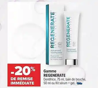 Carrefour maPara parapharmacie Gamme regenerate offre