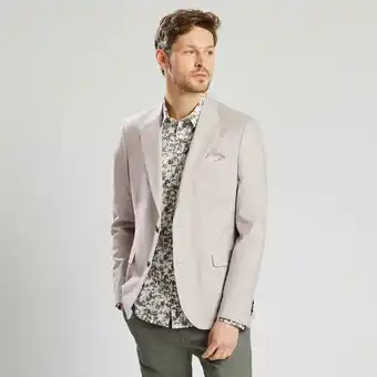 Veste slim faux uni