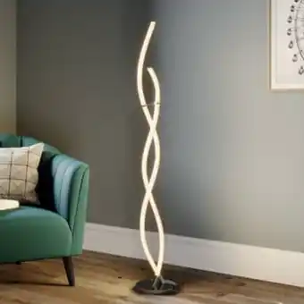 Lucande wewa lampadaire led avec variateur