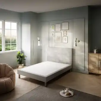 Sommier tapissier cosmos deco ashgrey - 70x200