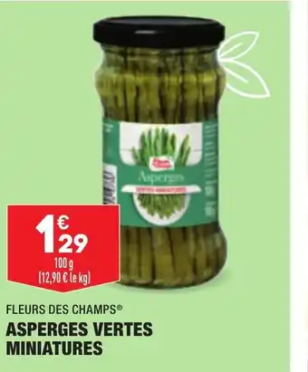 ALDI Asperges Vertes Miniatures offre