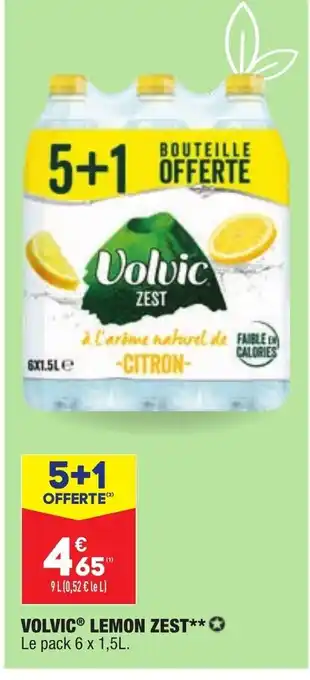 ALDI Volvic Lemon Zest offre