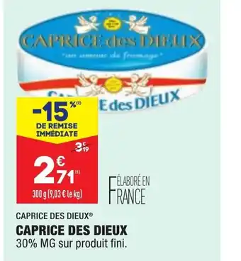 ALDI Caprise des Dieux offre