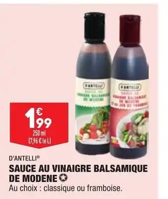 ALDI Sauce au Vinaigre Balsamique de Modene offre