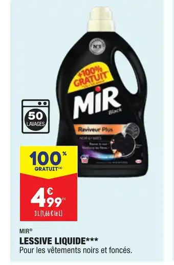 ALDI Mir Lessive Liquide offre