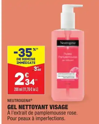 ALDI Neutrogena Gel Nettoyant Visage offre