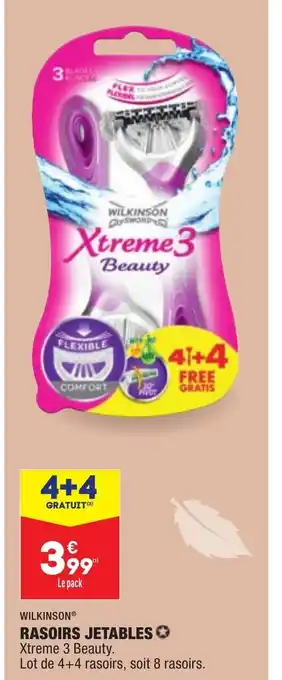 ALDI Wilkinson Rasoirs Jetables offre