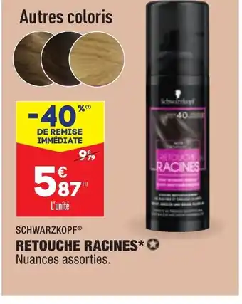 ALDI Schwarzkopf Retouche Racines offre
