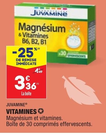 ALDI Juvamine Vitamines offre