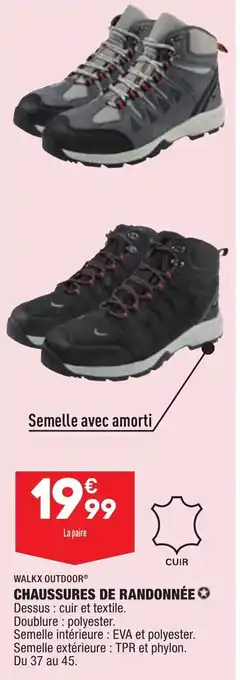 ALDI Chaussures de Randonnée offre