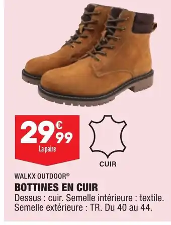 ALDI Bottines en Cuir offre