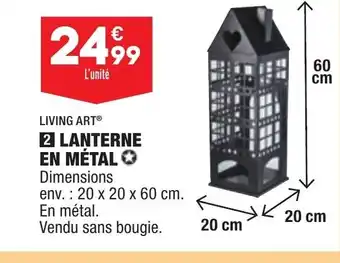 ALDI Lanterne en Métal offre