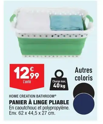 ALDI Panier à Linge Pliable offre