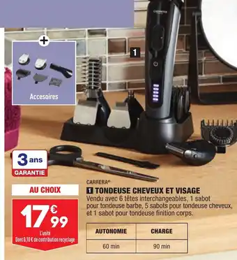 ALDI Tondeuse Cheveux et Visage offre