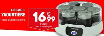 ALDI Ambiano Yaourtière offre
