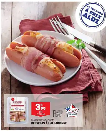 ALDI Cervelas à L'Alsacienne offre