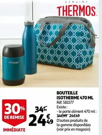 Auchan Bouteille isotherme 470 ml offre