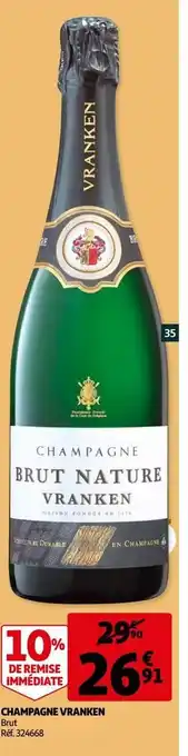 Champagne vranken