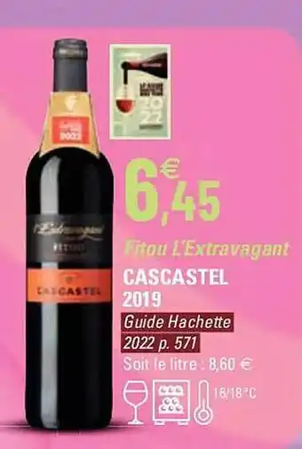 Fitou l'extravagant cascastel 2019