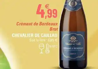 G20 Crémant de bordeaux brut chevalier de caillau offre