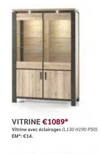 Meubles Crack Vitrine offre