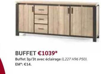 Meubles Crack Buffet offre