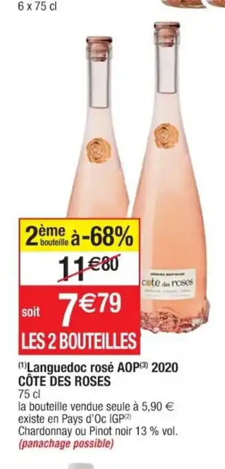 Cora x Carrefour Languedoc Rosé AOP offre