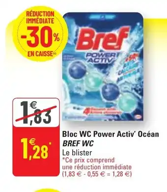 G20 Bloc WC Power Activ Océan Bref Wc offre