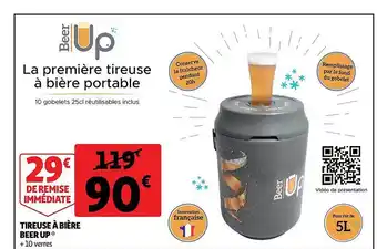 Auchan Tireuse à Bière Beer Up offre