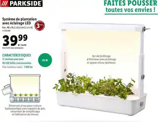 Lidl Système De Plantation Avec éclairage Led Parkside offre