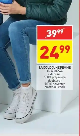 Stokomani La Doudoune Femme offre