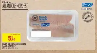 Intermarché Filet De Dorade Sébaste Sans Arêtes offre