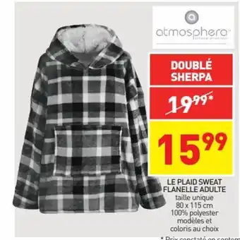 Stokomani Le plaid Sweat Flanelle Adulte offre