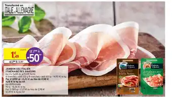 Intermarché Jambon Sec Italien Itinéraire Des Saveurs offre