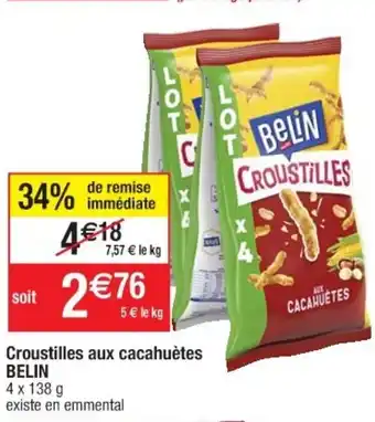 Cora x Carrefour Croustilles aux cacahuètes offre