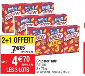 Cora x Carrefour Chipster salé offre