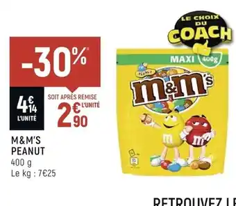 Spar M&M's Peanut offre