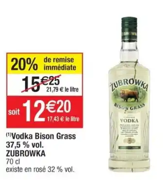 Vodka Bison Grass 37,5% vol.